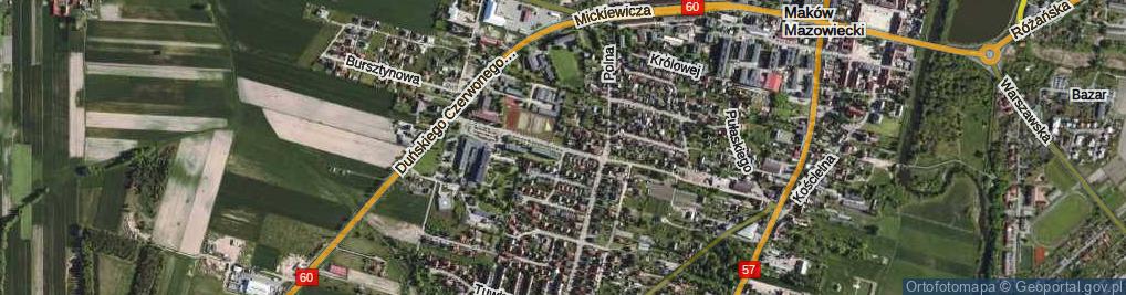Zdjęcie satelitarne Witosa Wincentego ul.